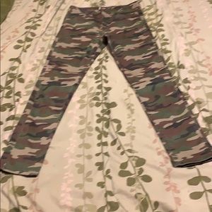 2for$20 5 pockets green camouflage pants